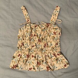 Universal Thread Floral Tie-Strap Top